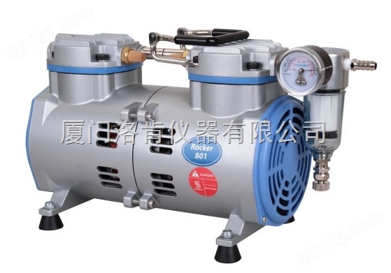 中国台湾洛科Rocker801 无油真空泵  柱塞式真空泵 抽滤泵 实验室真空泵